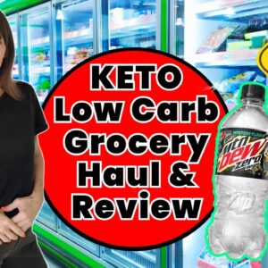 Low Carb & Keto Grocery Haul With Prices & REVIEW!