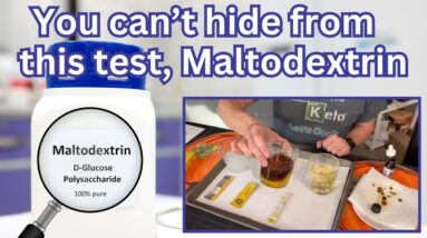 Testing for Maltodextrin is EASY!  Watch Me Test LMNT, SaltT and More