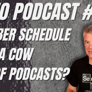 Video Podcast #194 - October Schedule, Half a Cow, Podcast Status