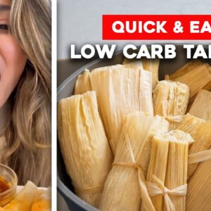 The BEST Low Carb Chicken Tamales!