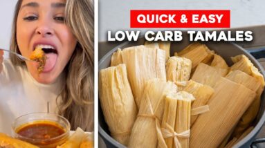 The BEST Low Carb Chicken Tamales!