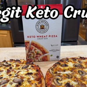 King Arthur Keto Pizza Crust Mix Review and Glucose Testing