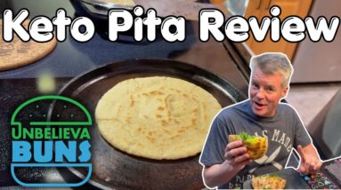 Finally a Keto Pita - Review and Glucose Test of the UnbelievaBun Pita