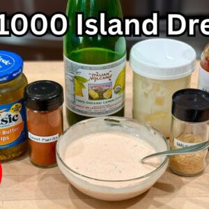 Keto 1000 Island Dressing - No Seed Oils and only 1g Carbs per Serving